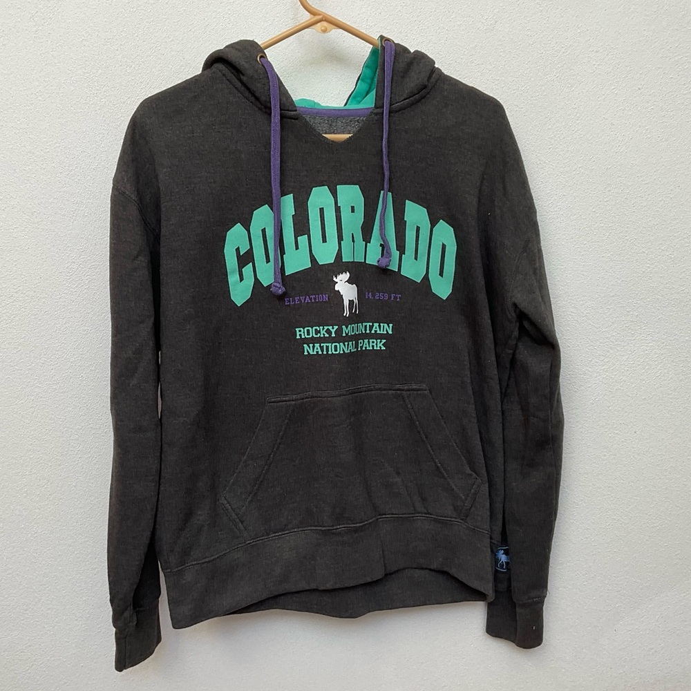 It's A Good Life Secret Diva Grey, Mint Colorado National Park Hoodie Size XL